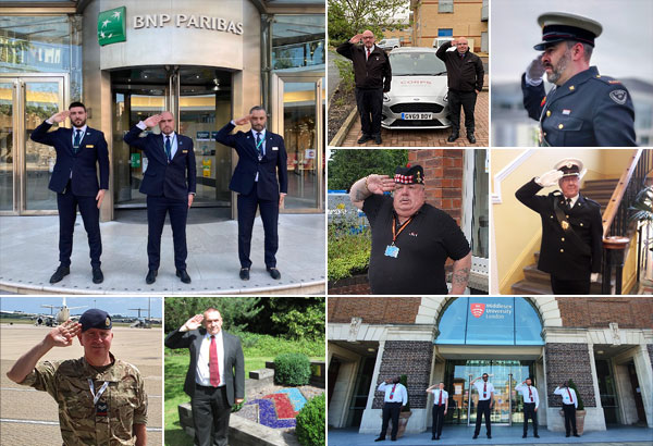 Corps Security Marks Armed Forces Week With SSAFA Salute