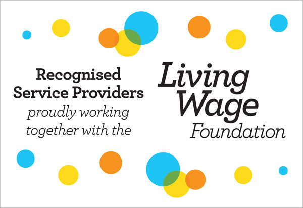 Corps Security is a Living Wage Recognised Service Provider