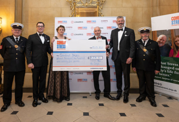Tour De Corps Deliver Cheque For Over £11000 To Combat Stress