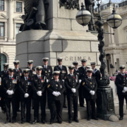 Corps Security Marches For Remembrance Sunday