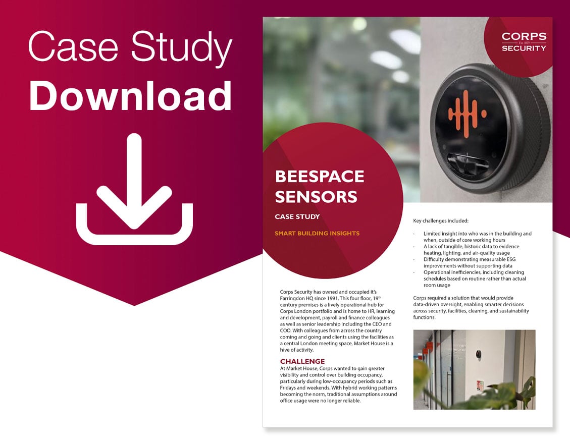 Beespace Sensors - Smart Building Insights - Corps Security