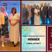 Corps Security Honoured For Veteran And Wellbeing Work At The British Security Awards
